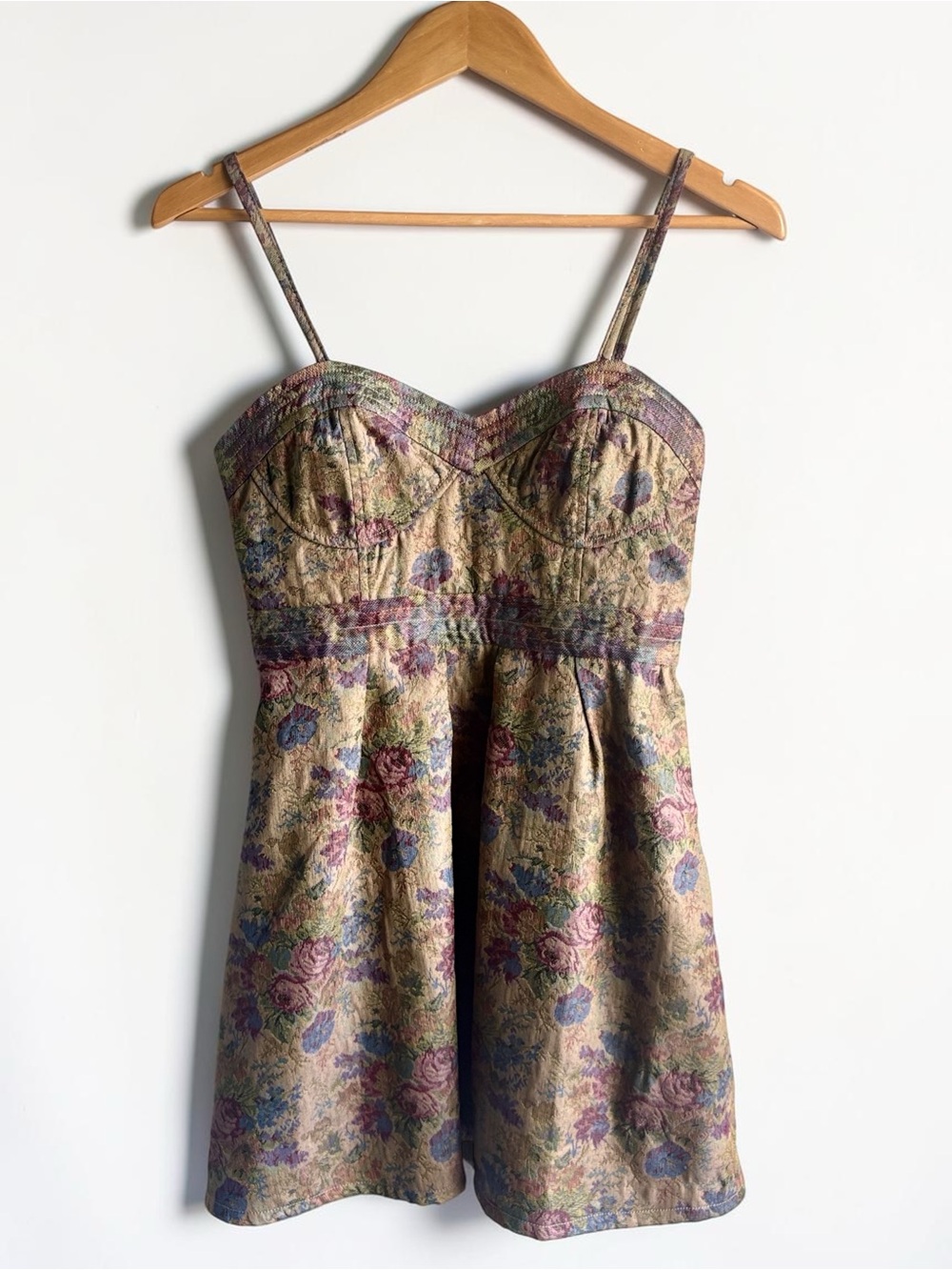 Free People Tapestry Corset Dress Elena Gilbert Vampire Diaries size 4
